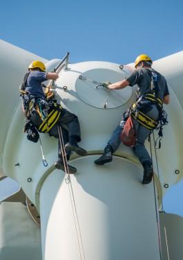 Bauueberwachung von Windkraftanlagen